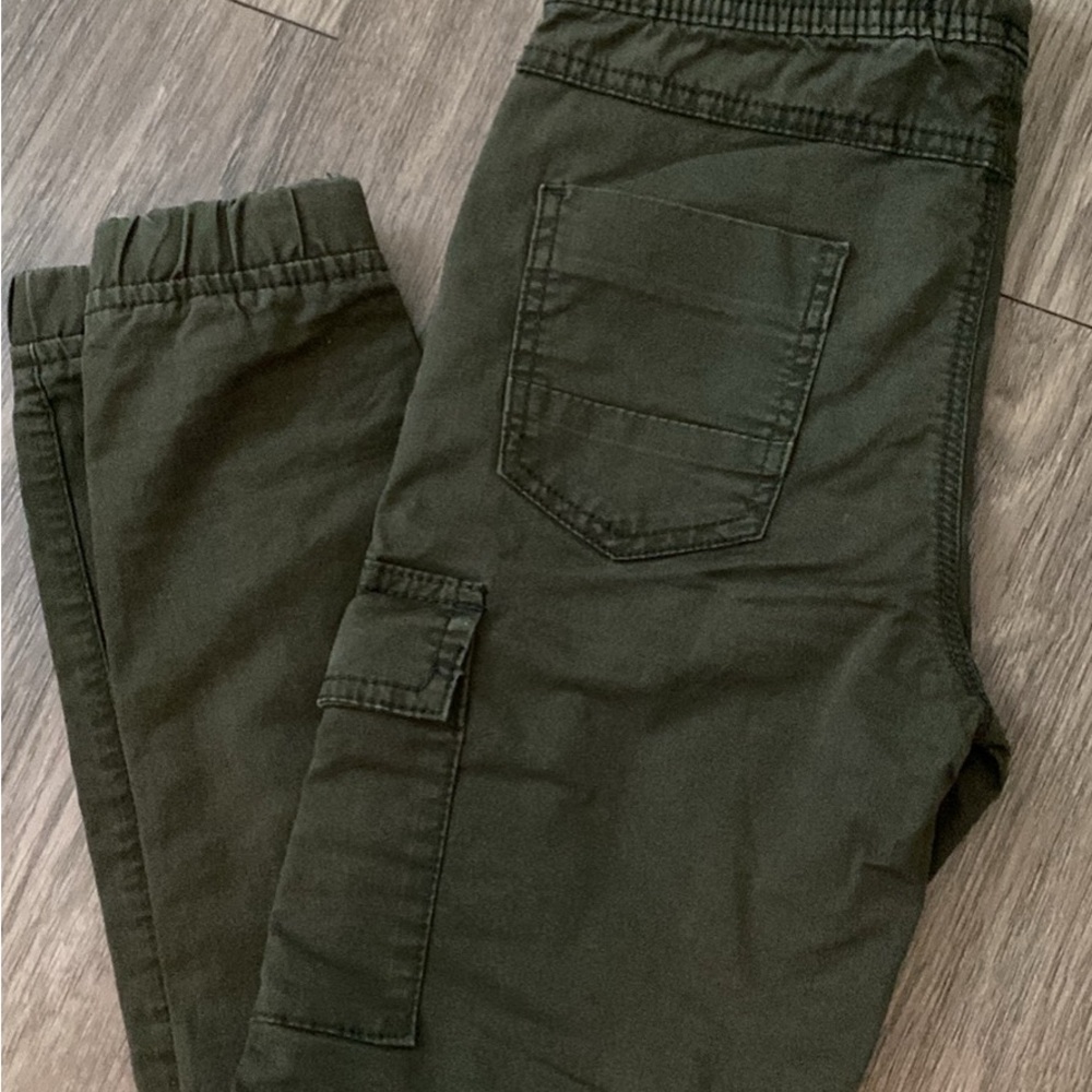 Denim&Co Kids Dark Green Cargo Pants
